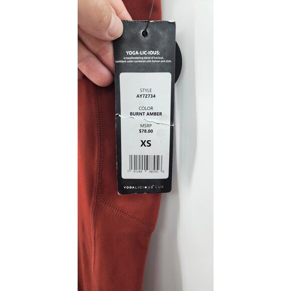 New NWT Yogalicious Style AT72734 Burnt Amber XS - Picture 6 of 7